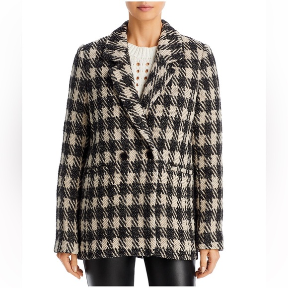 Anine Bing Jackets & Blazers - ANINE BING Diana Buffalo Check Blazer Jacket, Size Small